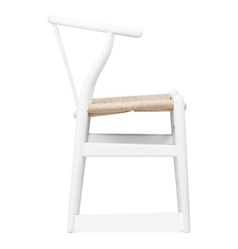 Dagmar Chair - White & Natural Cord