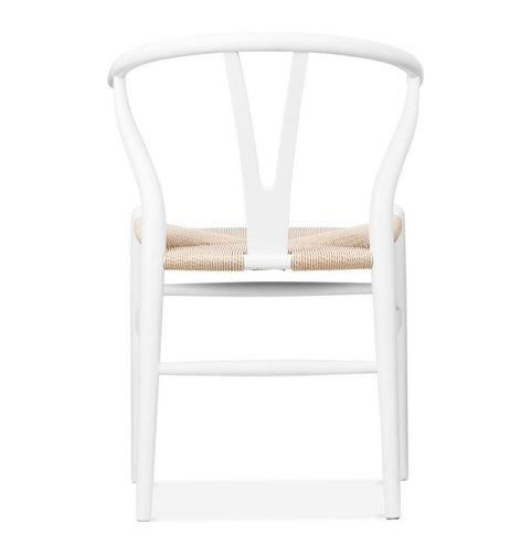 Dagmar Chair - White & Natural Cord