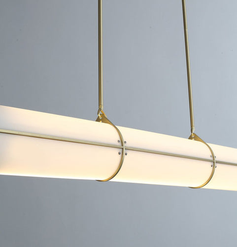Lesly Pendant Lamp - Gold+White