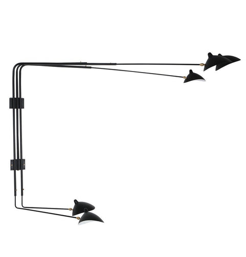 Sergio Five-Arm Rotating Sconce Wall Lamp