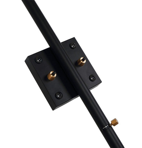 Sergio Rotating Sconce Two Arms (1 Curved) Wall Lamp