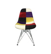 Eiffel Patchwork Chair - C - Metal Legs