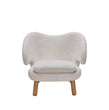 Zoey Accent Chair - White Sherpa